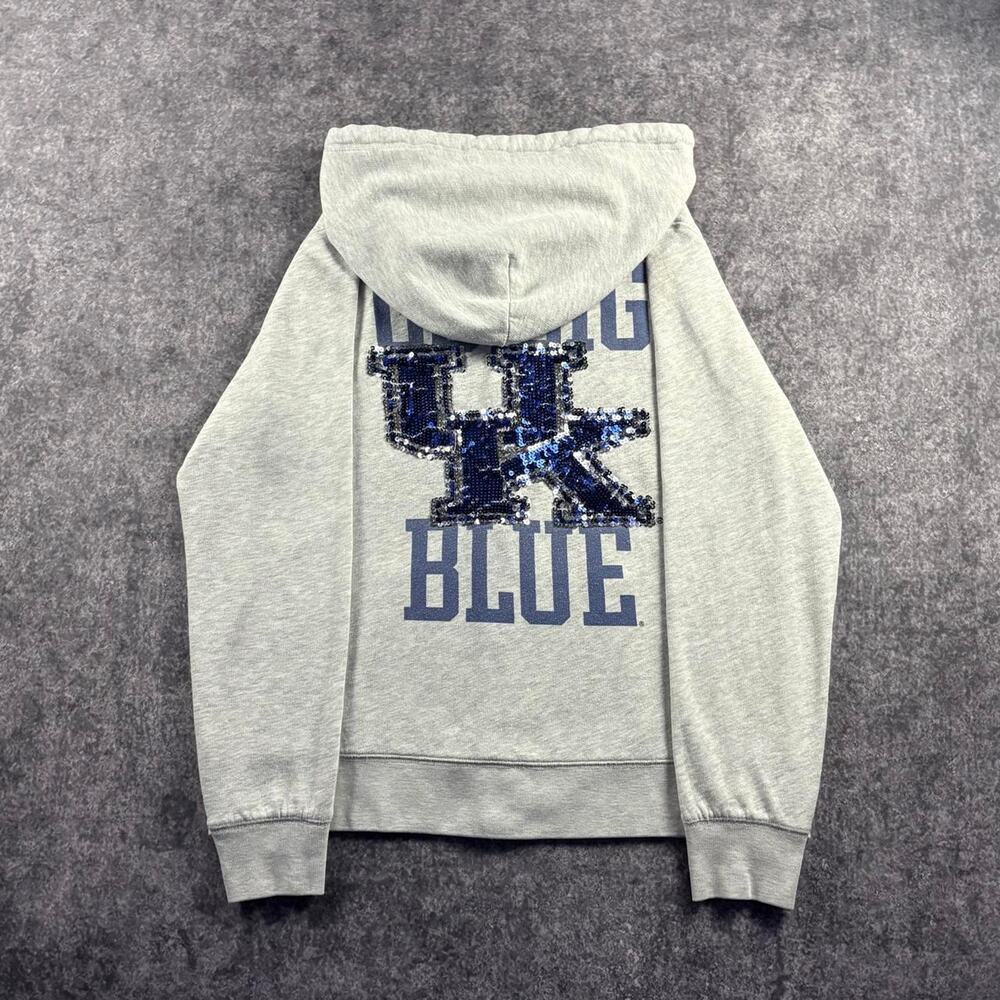 Victoria's Secret PINK Kentucky Wildcats Y2K Sequin Full Zip Hoodie Women's